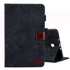 For Galaxy Tab A 10.1 (2016) / T580 Business Style Horizontal Flip Leather Case, with Holder & Card Slot & Photo Frame & Sleep / Wake-up Function(Black) - 1