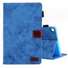 For Galaxy Tab A 10.1 (2019) Business Style Horizontal Flip Leather Case, with Holder & Card Slot & Photo Frame & Sleep / Wake-up Function(Blue) - 1