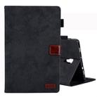 For Galaxy Tab A 10.5 / T590 Business Style Horizontal Flip Leather Case, with Holder & Card Slot & Photo Frame & Sleep / Wake-up Function(Black) - 1