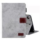 For iPad Mini 1 / 2 / 3 / 4 Business Style Horizontal Flip Leather Case, with Holder & Card Slot & Photo Frame & Sleep / Wake-up Function(Grey) - 1