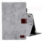 For iPad Mini (2019) Business Style Horizontal Flip Leather Case, with Holder & Card Slot & Photo Frame & Sleep / Wake-up Function(Grey) - 1