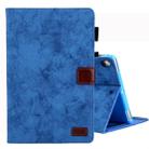 For iPad Mini (2019) Business Style Horizontal Flip Leather Case, with Holder & Card Slot & Photo Frame & Sleep / Wake-up Function(Blue) - 1