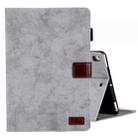 For iPad 10.2 2021 / 2020 / 2019 Business Style Horizontal Flip Leather Case, with Holder & Card Slot & Photo Frame & Sleep / Wake-up Function(Grey) - 1