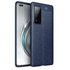For Huawei Honor V40 Litchi Texture TPU Shockproof Case(Blue) - 1