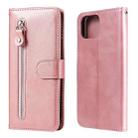 For OPPO F17 Pro / A93 Fashion Calf Texture Zipper Horizontal Flip Leather Case with Holder & Card Slots & Wallet(Rose Gold) - 1