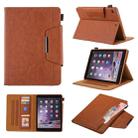 For iPad 10.2 2021 / 2020 / 2019 Business Style Horizontal Flip Leather Case with Holder & Card Slot & Photo Frame & Wallet(Brown) - 1