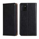 For Samsung Galaxy Note10 Lite PU + TPU Gloss Oil Solid Color Magnetic Horizontal Flip Leather Case with Holder & Card Slot & Wallet(Black) - 1