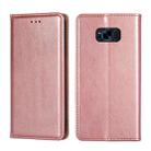 For Samsung Galaxy S8+ PU + TPU Gloss Oil Solid Color Magnetic Horizontal Flip Leather Case with Holder & Card Slot & Wallet(Rose Gold) - 1