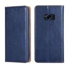 For Samsung Galaxy S8+ PU + TPU Gloss Oil Solid Color Magnetic Horizontal Flip Leather Case with Holder & Card Slot & Wallet(Blue) - 1