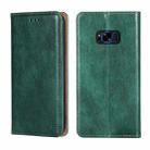 For Samsung Galaxy S8+ PU + TPU Gloss Oil Solid Color Magnetic Horizontal Flip Leather Case with Holder & Card Slot & Wallet(Green) - 1