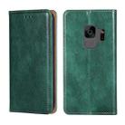 For Samsung Galaxy S9 PU + TPU Gloss Oil Solid Color Magnetic Horizontal Flip Leather Case with Holder & Card Slot & Wallet(Green) - 1