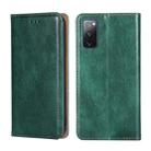 For Samsung Galaxy S20 FE PU + TPU Gloss Oil Solid Color Magnetic Horizontal Flip Leather Case with Holder & Card Slot & Wallet(Green) - 1