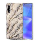 For Samsung Galaxy Note10 TPU Gilt Marble Pattern Protective Case(Grey) - 1
