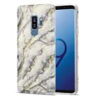 For Samsung Galaxy S9+ TPU Gilt Marble Pattern Protective Case(Grey) - 1