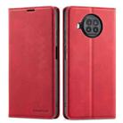 For Xiaomi Mi 10T Lite Forwenw Dream Series Oil Edge Strong Magnetism Horizontal Flip Leather Case with Holder & Card Slots & Wallet & Photo Frame(Red) - 1