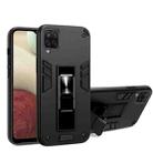 For Samsung Galaxy S20 FE 2 in 1 PC + TPU Shockproof Protective Case with Invisible Holder(Black) - 1