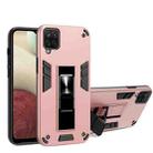 For Samsung Galaxy S20 FE 2 in 1 PC + TPU Shockproof Protective Case with Invisible Holder(Rose Gold) - 1