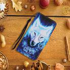 For Samsung Galaxy A02s Coloured Drawing Pattern Horizontal Flip PU Leather Case with Holder & Card Slots & Wallet & Lanyard(Rose Wolf) - 8