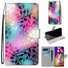 For Samsung Galaxy M31s Coloured Drawing Cross Texture Horizontal Flip PU Leather Case with Holder & Card Slots & Wallet & Lanyard(Translucent Glass) - 1