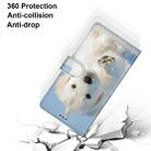 For Samsung Galaxy S21 5G Coloured Drawing Cross Texture Horizontal Flip PU Leather Case with Holder & Card Slots & Wallet & Lanyard(Snow Puppy) - 5