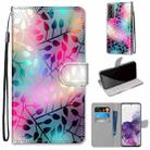 For Samsung Galaxy S21+ 5G Coloured Drawing Cross Texture Horizontal Flip PU Leather Case with Holder & Card Slots & Wallet & Lanyard(Translucent Glass) - 1