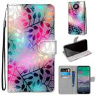 For Nokia 3.4 Coloured Drawing Cross Texture Horizontal Flip PU Leather Case with Holder & Card Slots & Wallet & Lanyard(Translucent Glass) - 1