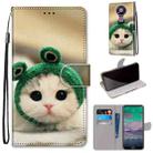 For Nokia 3.4 Coloured Drawing Cross Texture Horizontal Flip PU Leather Case with Holder & Card Slots & Wallet & Lanyard(Frog Kitten) - 1