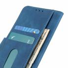 For Xiaomi Mi 11 KHAZNEH Retro Texture PU + TPU Horizontal Flip Leather Case with Holder & Card Slots & Wallet(Blue) - 8