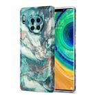 For Huawei Mate 30 Pro TPU Gilt Marble Pattern Protective Case(Green) - 1