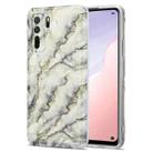 For Huawei nova 7 SE TPU Gilt Marble Pattern Protective Case(Grey) - 1