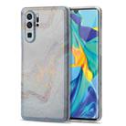 For Huawei P30 Pro TPU Gilt Marble Pattern Protective Case(Light Blue) - 1