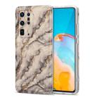 For Huawei P40 Pro+ TPU Gilt Marble Pattern Protective Case(Grey) - 1