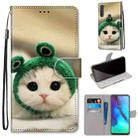 For Motorola Moto G Stylus (2020) Coloured Drawing Cross Texture Horizontal Flip PU Leather Case with Holder & Card Slots & Wallet & Lanyard(Frog Kitten) - 1