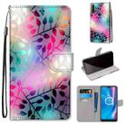 For Alcatel 1SE 2020 Coloured Drawing Cross Texture Horizontal Flip PU Leather Case with Holder & Card Slots & Wallet & Lanyard(Translucent Glass) - 1