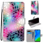 For Huawei P Smart (2020) Coloured Drawing Cross Texture Horizontal Flip PU Leather Case with Holder & Card Slots & Wallet & Lanyard(Translucent Glass) - 1