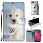 For Huawei Y5p / Honor 9S Coloured Drawing Cross Texture Horizontal Flip PU Leather Case with Holder & Card Slots & Wallet & Lanyard(Snow Puppy) - 1