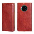 For Huawei Mate 30 PU + TPU Gloss Oil Solid Color Magnetic Horizontal Flip Leather Case with Holder & Card Slot & Wallet(Brown) - 1