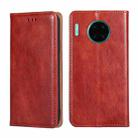 For Huawei Mate 30 Pro PU + TPU Gloss Oil Solid Color Magnetic Horizontal Flip Leather Case with Holder & Card Slot & Wallet(Brown) - 1