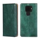 For Huawei Mate 30 Lite PU + TPU Gloss Oil Solid Color Magnetic Horizontal Flip Leather Case with Holder & Card Slot & Wallet(Green) - 1