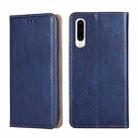 For Huawei P30 PU + TPU Gloss Oil Solid Color Magnetic Horizontal Flip Leather Case with Holder & Card Slot & Wallet(Blue) - 1