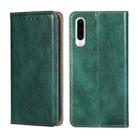 For Huawei P30 PU + TPU Gloss Oil Solid Color Magnetic Horizontal Flip Leather Case with Holder & Card Slot & Wallet(Green) - 1