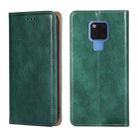 For Huawei Mate 20 PU + TPU Gloss Oil Solid Color Magnetic Horizontal Flip Leather Case with Holder & Card Slot & Wallet(Green) - 1