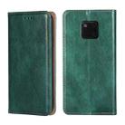 For Huawei Mate 20 Pro PU + TPU Gloss Oil Solid Color Magnetic Horizontal Flip Leather Case with Holder & Card Slot & Wallet(Green) - 1