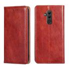 For Huawei Mate 20 lite PU + TPU Gloss Oil Solid Color Magnetic Horizontal Flip Leather Case with Holder & Card Slot & Wallet(Brown) - 1