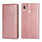 For Huawei P20 lite / Nova 3e PU + TPU Gloss Oil Solid Color Magnetic Horizontal Flip Leather Case with Holder & Card Slot & Wallet(Rose Gold) - 1