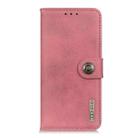 For Xiaomi Mi 11 KHAZNEH Cowhide Texture Horizontal Flip Leather Case with Holder & Card Slots & Wallet(Pink) - 2