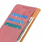 For Xiaomi Mi 11 KHAZNEH Cowhide Texture Horizontal Flip Leather Case with Holder & Card Slots & Wallet(Pink) - 7