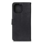 For Xiaomi Mi 11 KHAZNEH Cowhide Texture Horizontal Flip Leather Case with Holder & Card Slots & Wallet(Black) - 3