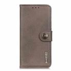For Xiaomi Mi 11 KHAZNEH Cowhide Texture Horizontal Flip Leather Case with Holder & Card Slots & Wallet(Khaki) - 2