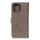 For Xiaomi Mi 11 KHAZNEH Cowhide Texture Horizontal Flip Leather Case with Holder & Card Slots & Wallet(Khaki) - 3